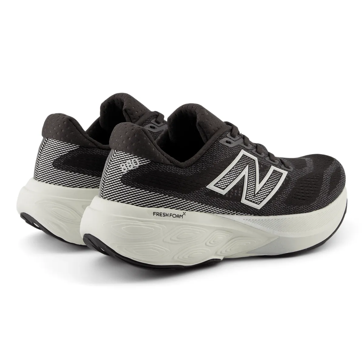 New Balance Women's Fresh Foam X 880v15 W880H15 Black Cement/Sea Salt/Silver Metallic