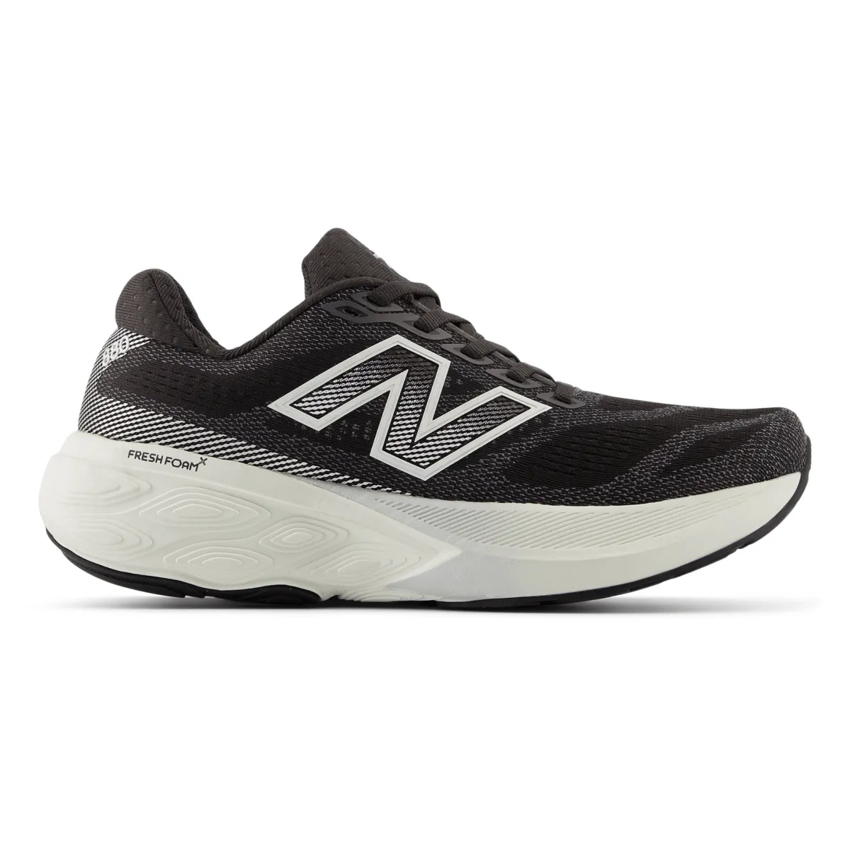 New Balance Women's Fresh Foam X 880v15 W880H15 Black Cement/Sea Salt/Silver Metallic