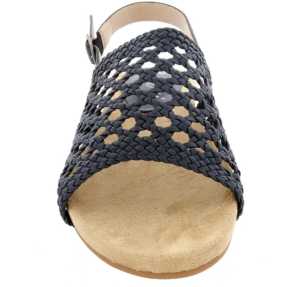 Newable Womens Woven Slip On Slingback Sandals