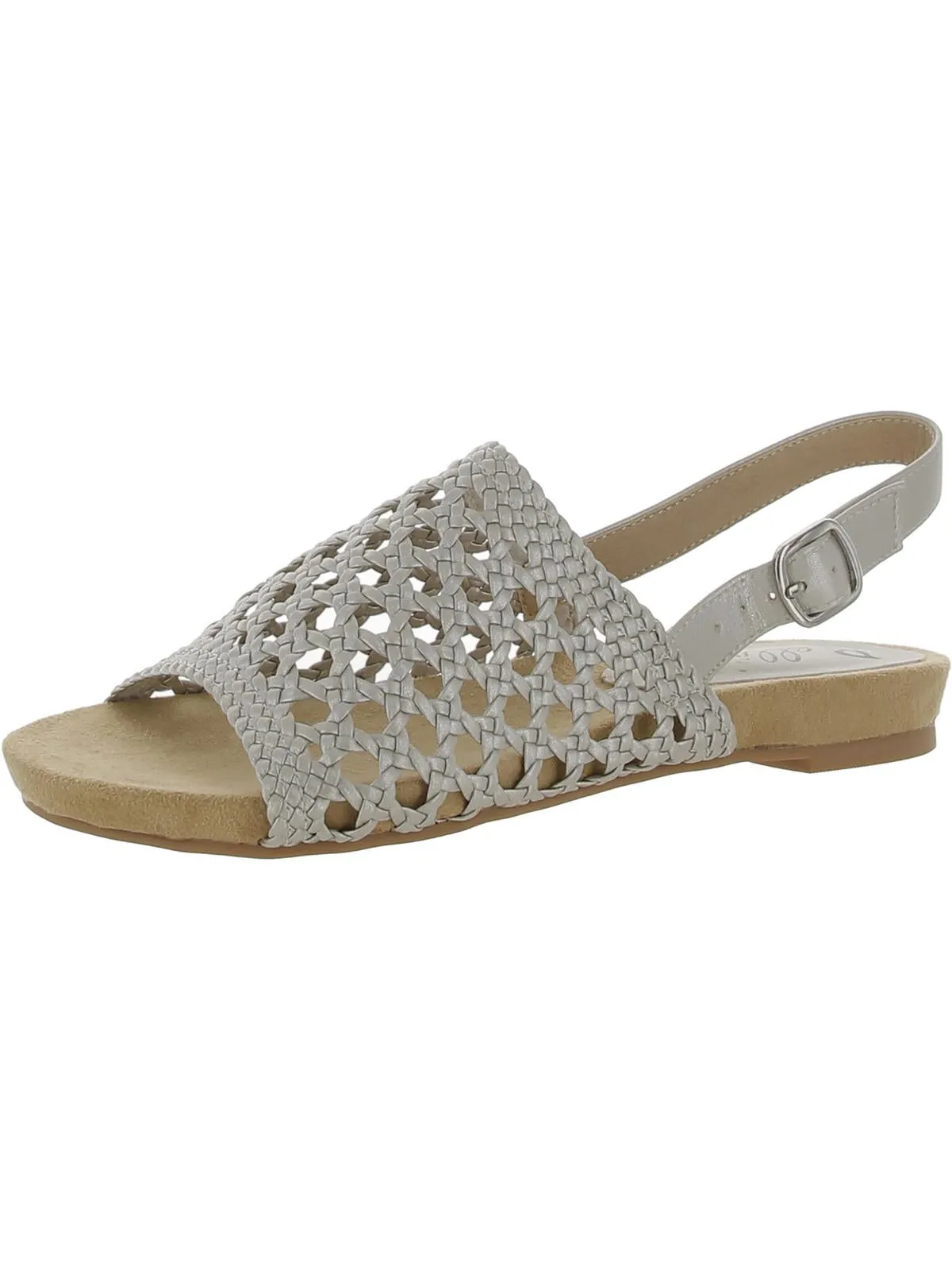 Newable Womens Woven Slip On Slingback Sandals