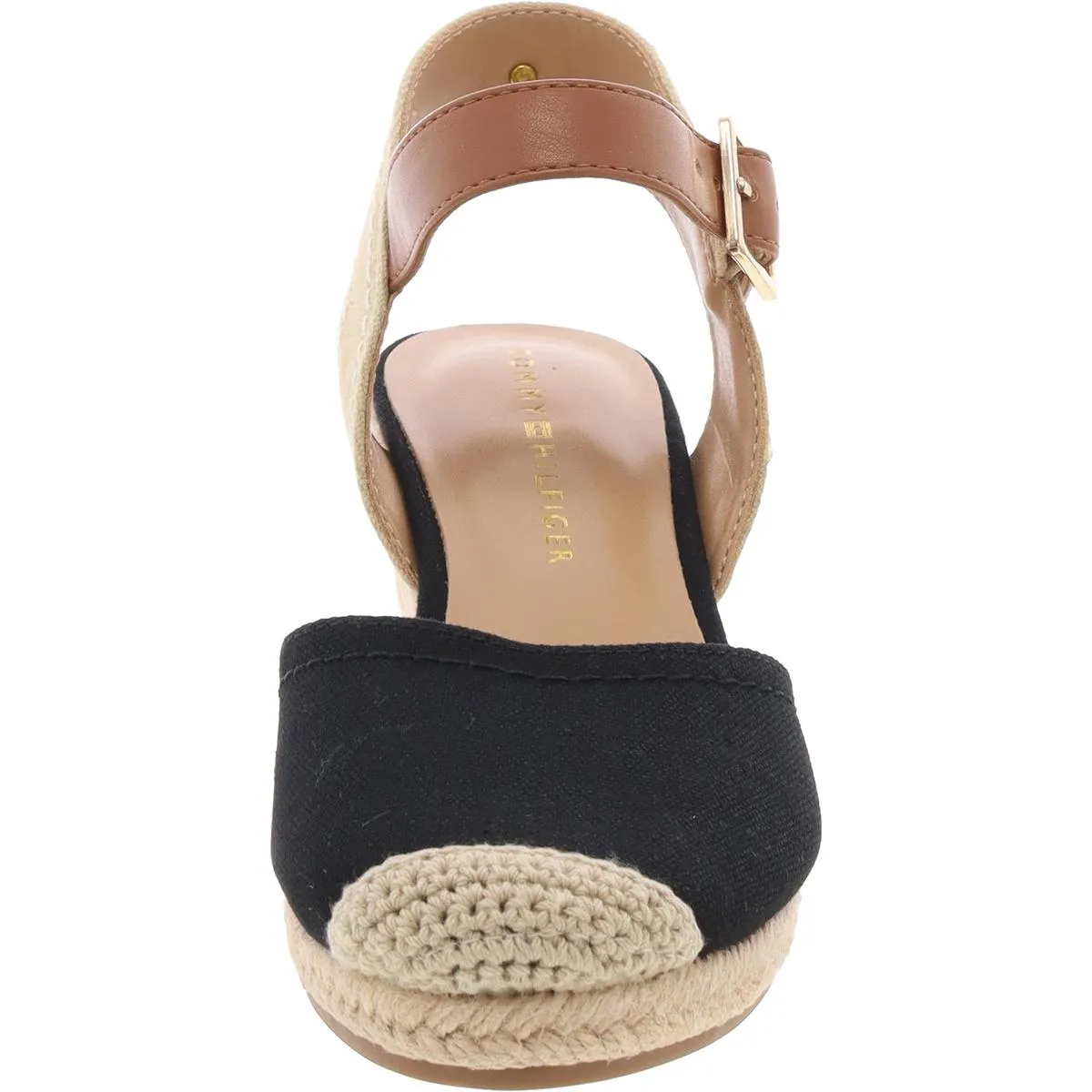 Nilsa Womens Buckle Canvas Espadrilles