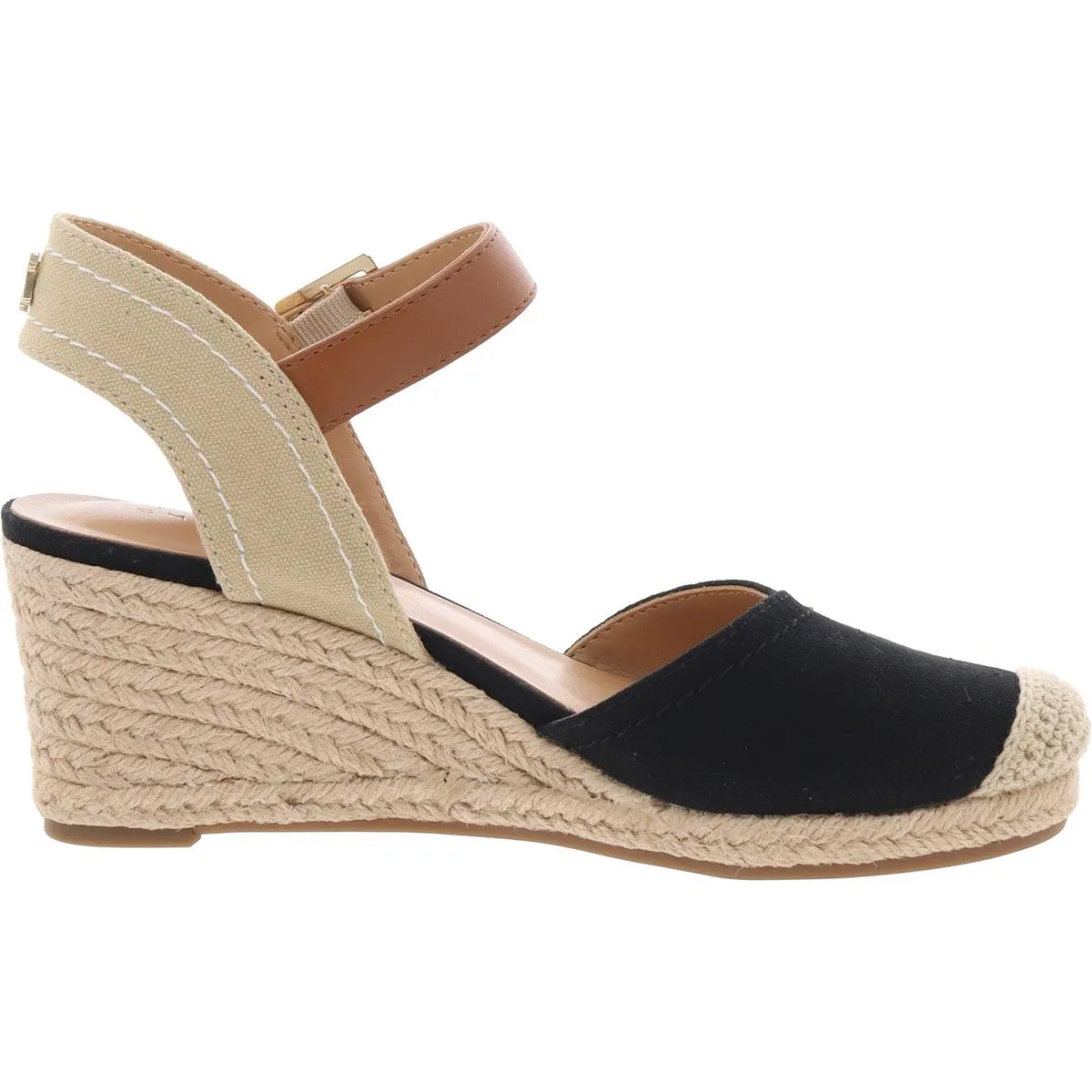 Nilsa Womens Buckle Canvas Espadrilles