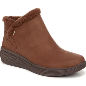 Nimbus Womens Faux Fur Faux Suede Booties