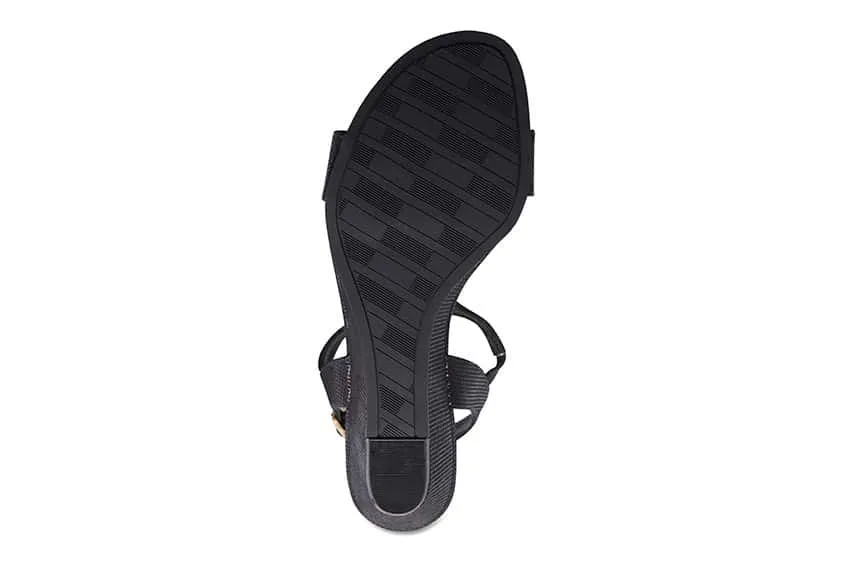 Nolan Heel in Black Fabric
