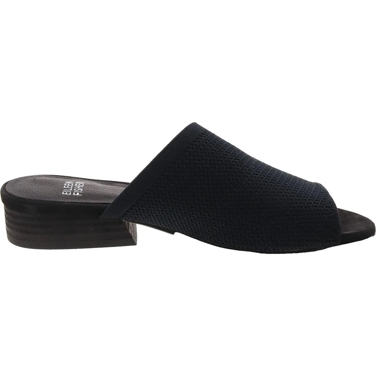 Noto Womens Slip On Peep Toe Slide Sandals