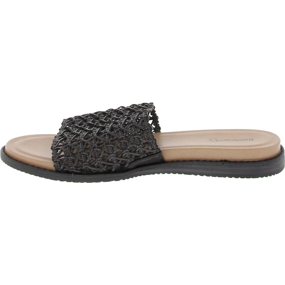 Noya Womens Woven Manmade Slide Sandals