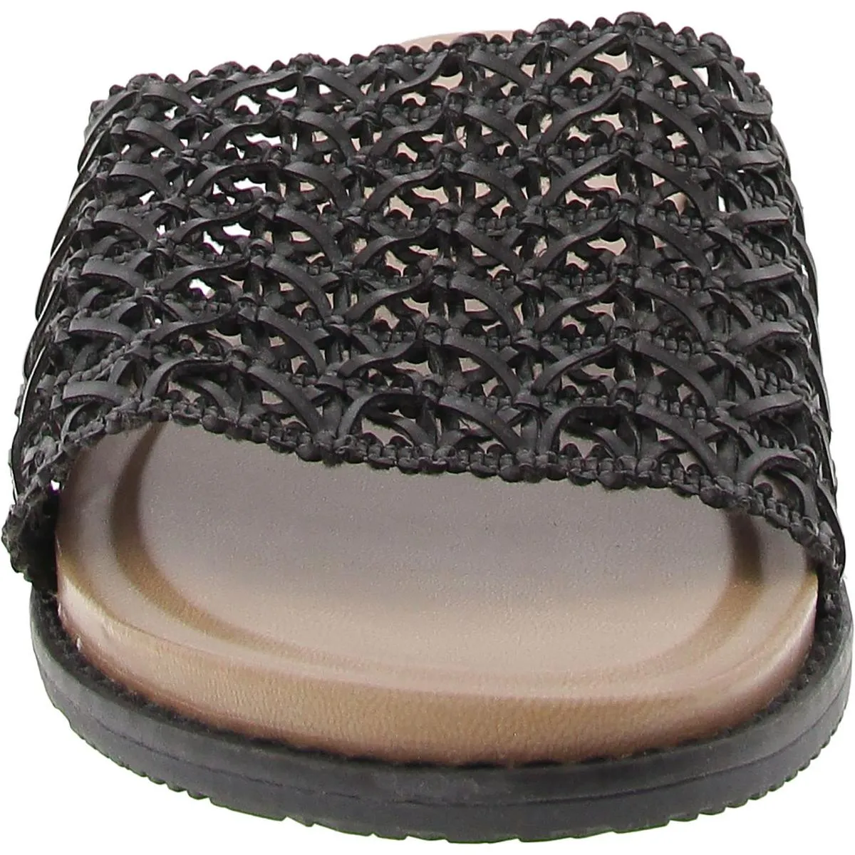 Noya Womens Woven Manmade Slide Sandals