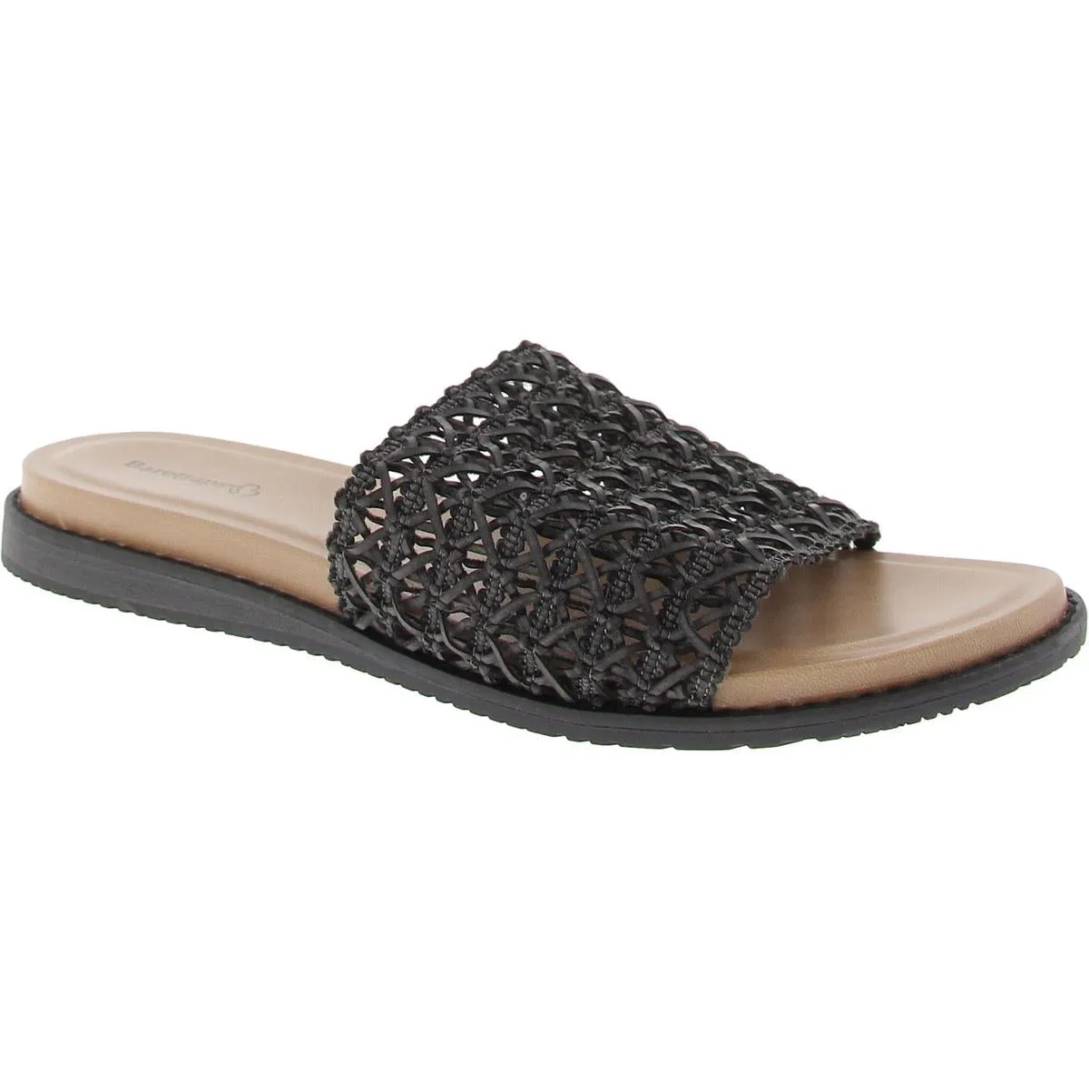 Noya Womens Woven Manmade Slide Sandals