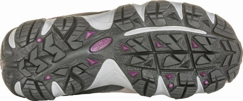 Oboz Women's Sawtooth II Low Waterproof - Pewter/Violet