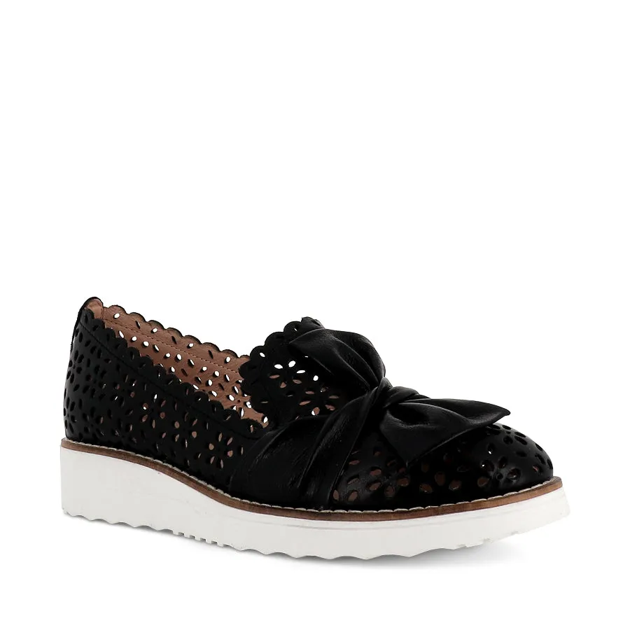 OMILLA - BLACK LEATHER