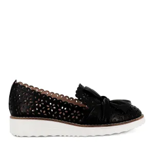 OMILLA - BLACK LEATHER