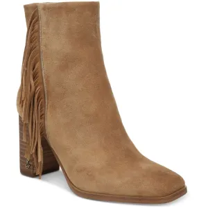 Ona Womens Suede Ankle Booties