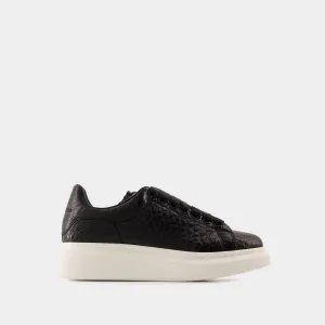 Oversized Sneakers - Alexander McQueen - Leather - Black