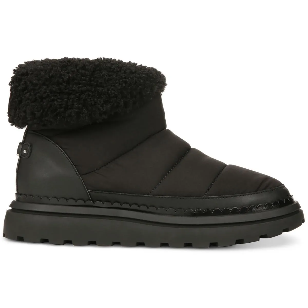 Ozie Womens Pull On Round Toe Shearling Boots