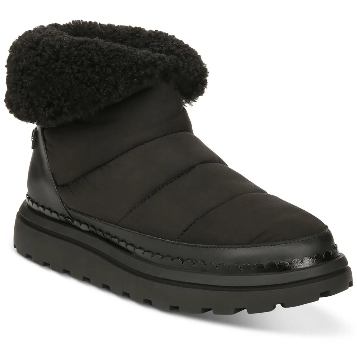 Ozie Womens Pull On Round Toe Shearling Boots
