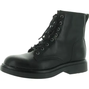 Palooma Womens Faux Leather Ankle Booties