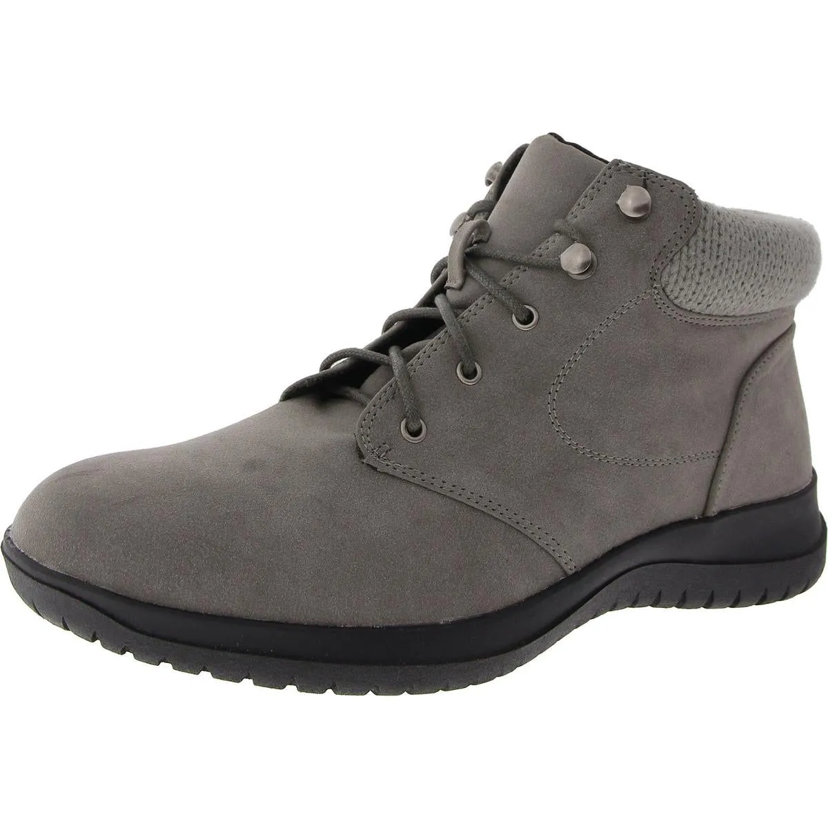 PARKER Womens Faux Leather Lace Up Ankle Boots