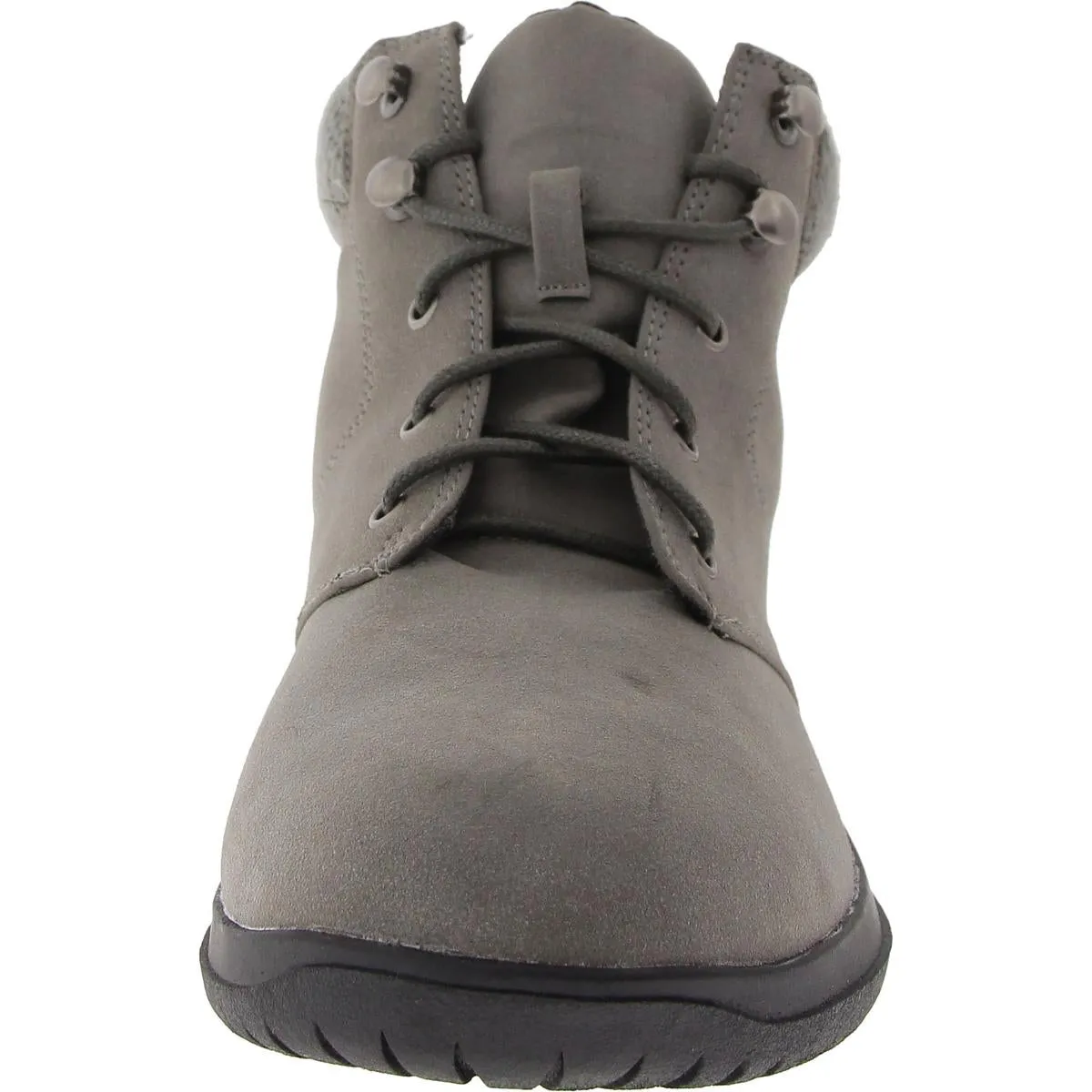 PARKER Womens Faux Leather Lace Up Ankle Boots
