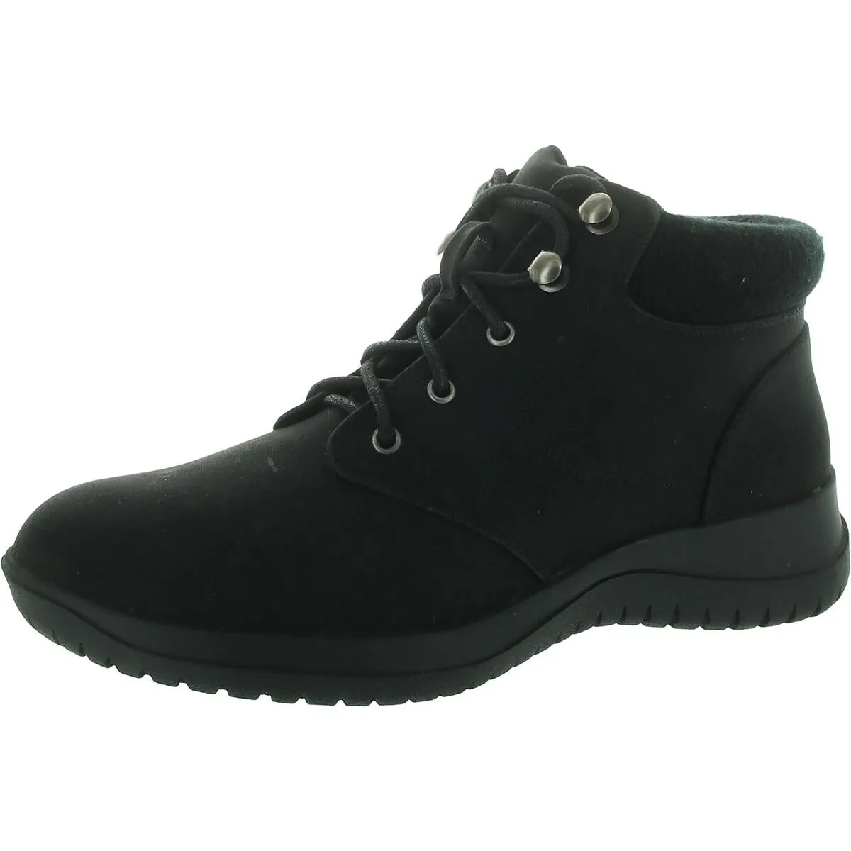 PARKER Womens Faux Leather Lace Up Ankle Boots