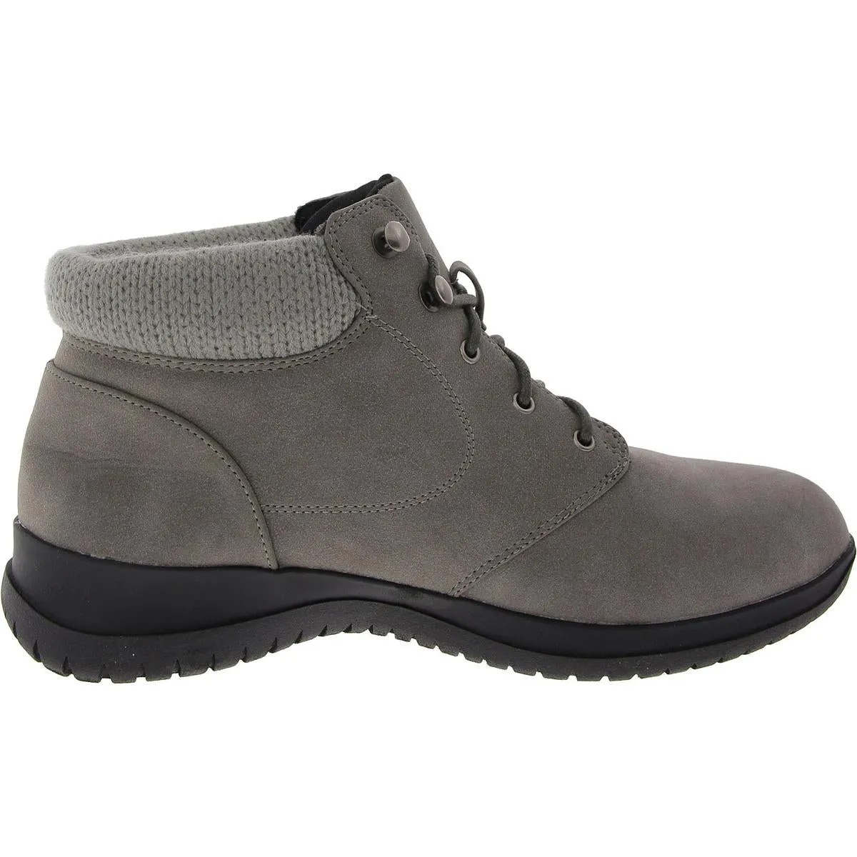PARKER Womens Faux Leather Lace Up Ankle Boots
