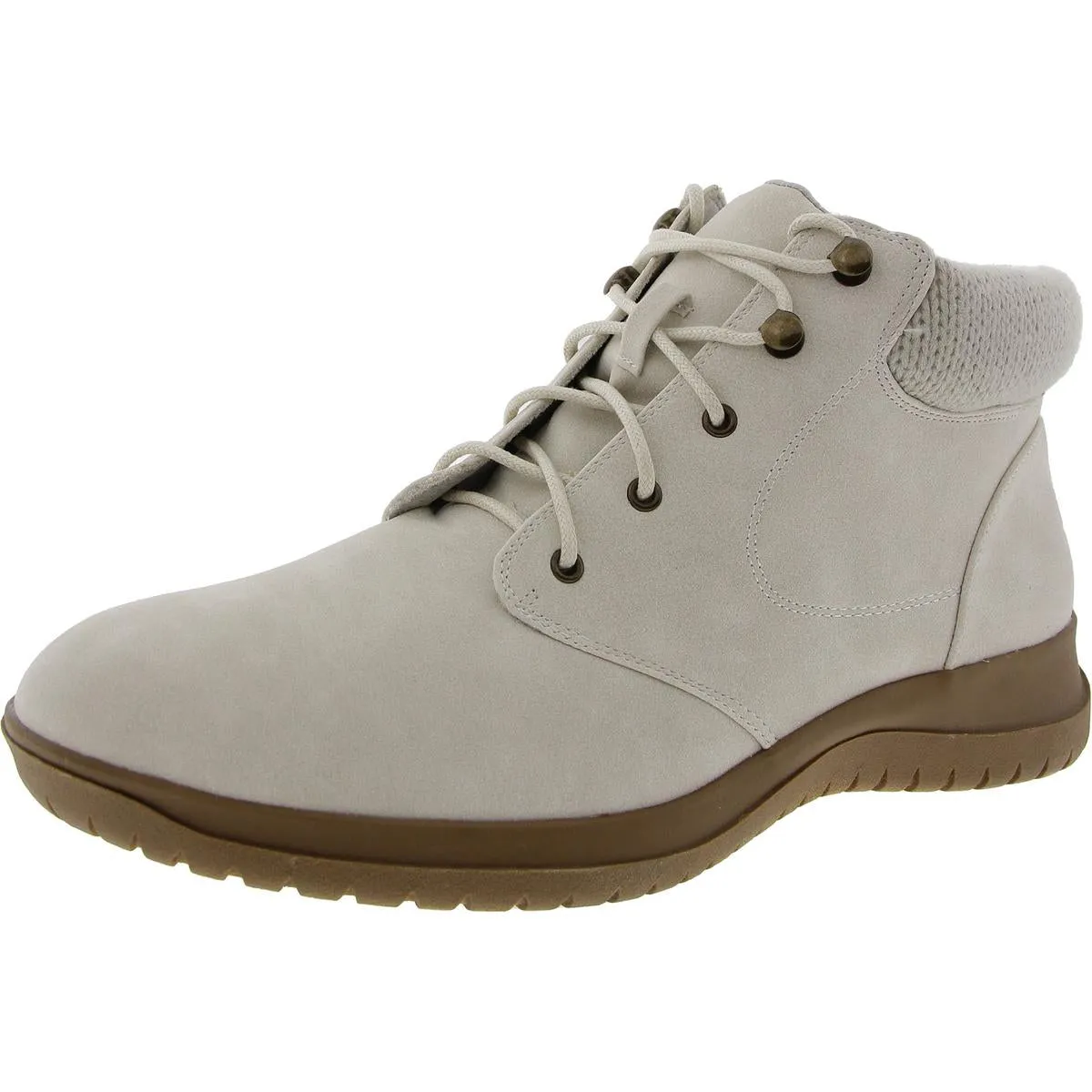 PARKER Womens Faux Leather Lace Up Ankle Boots