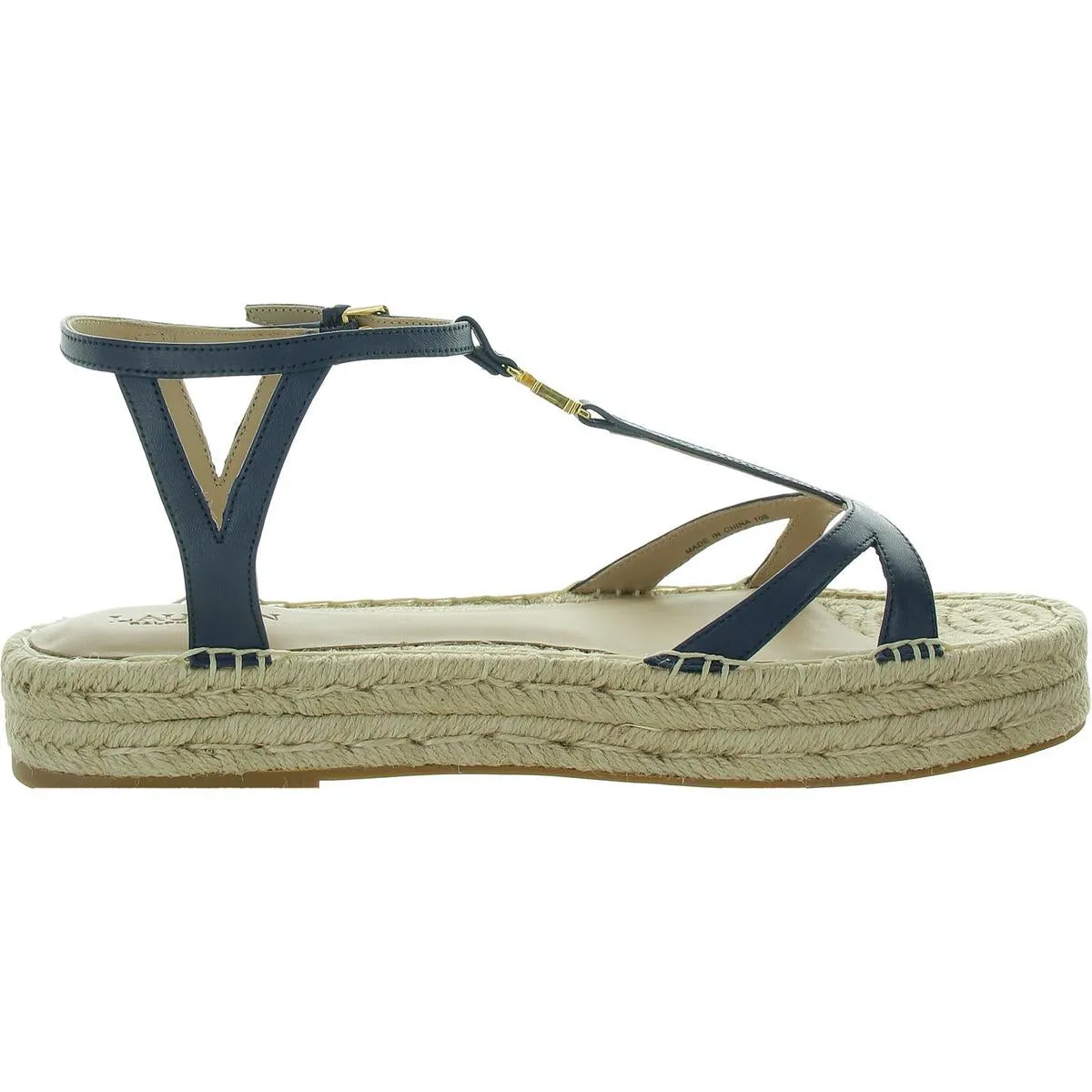 Payton Womens Leather Platform Espadrilles