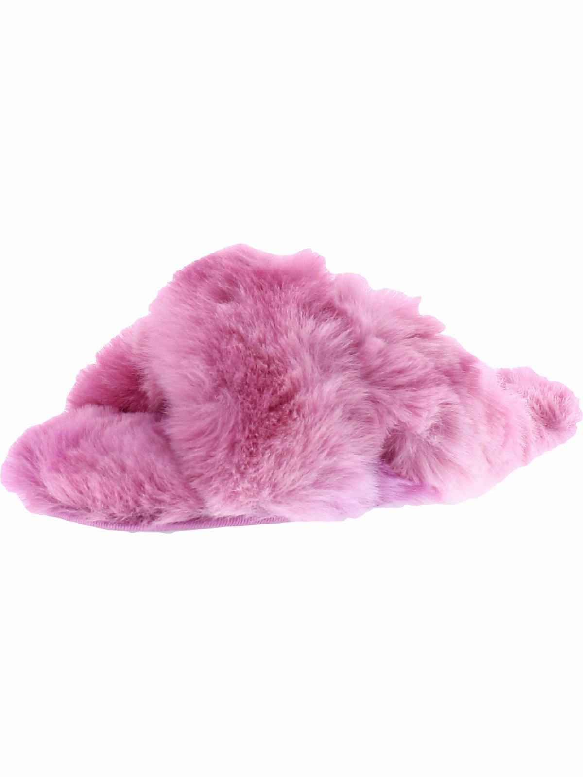 Pillar Womens Faux Fur Slip On Slide Sandals