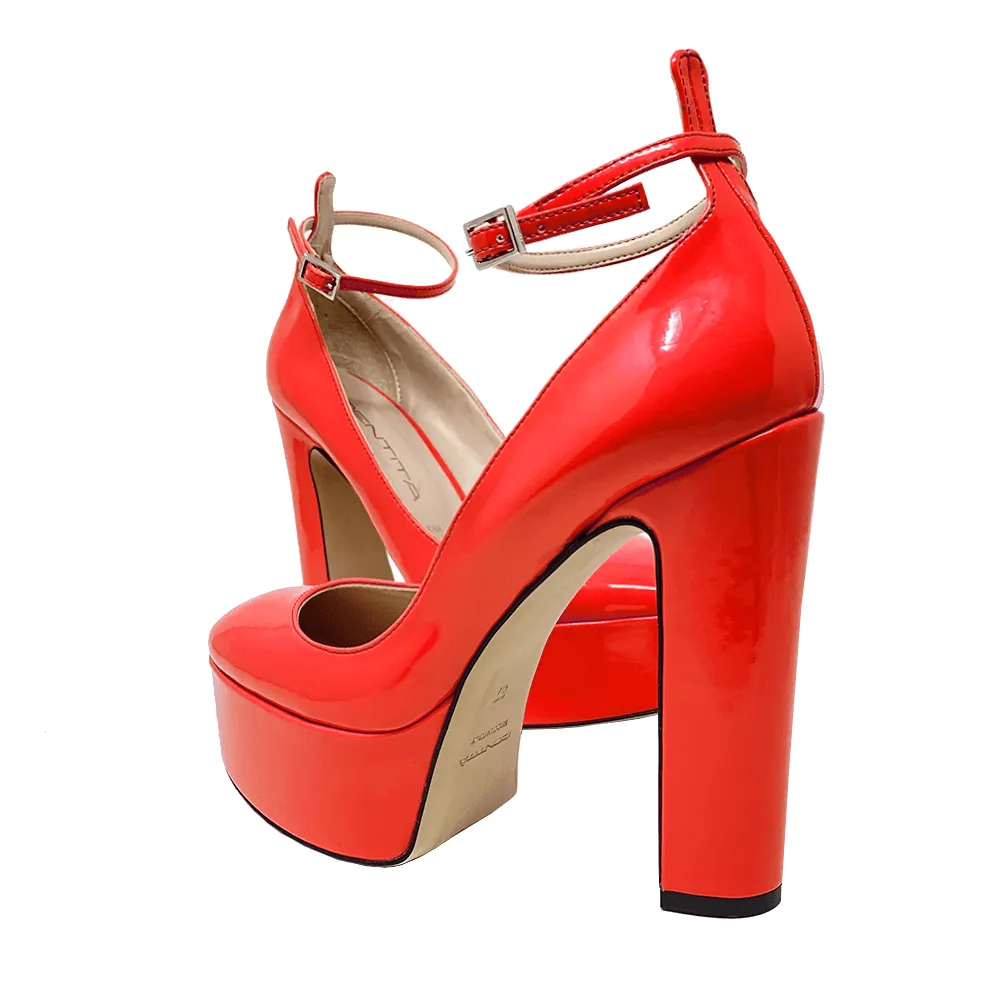 PRISCILLA RED PATENT