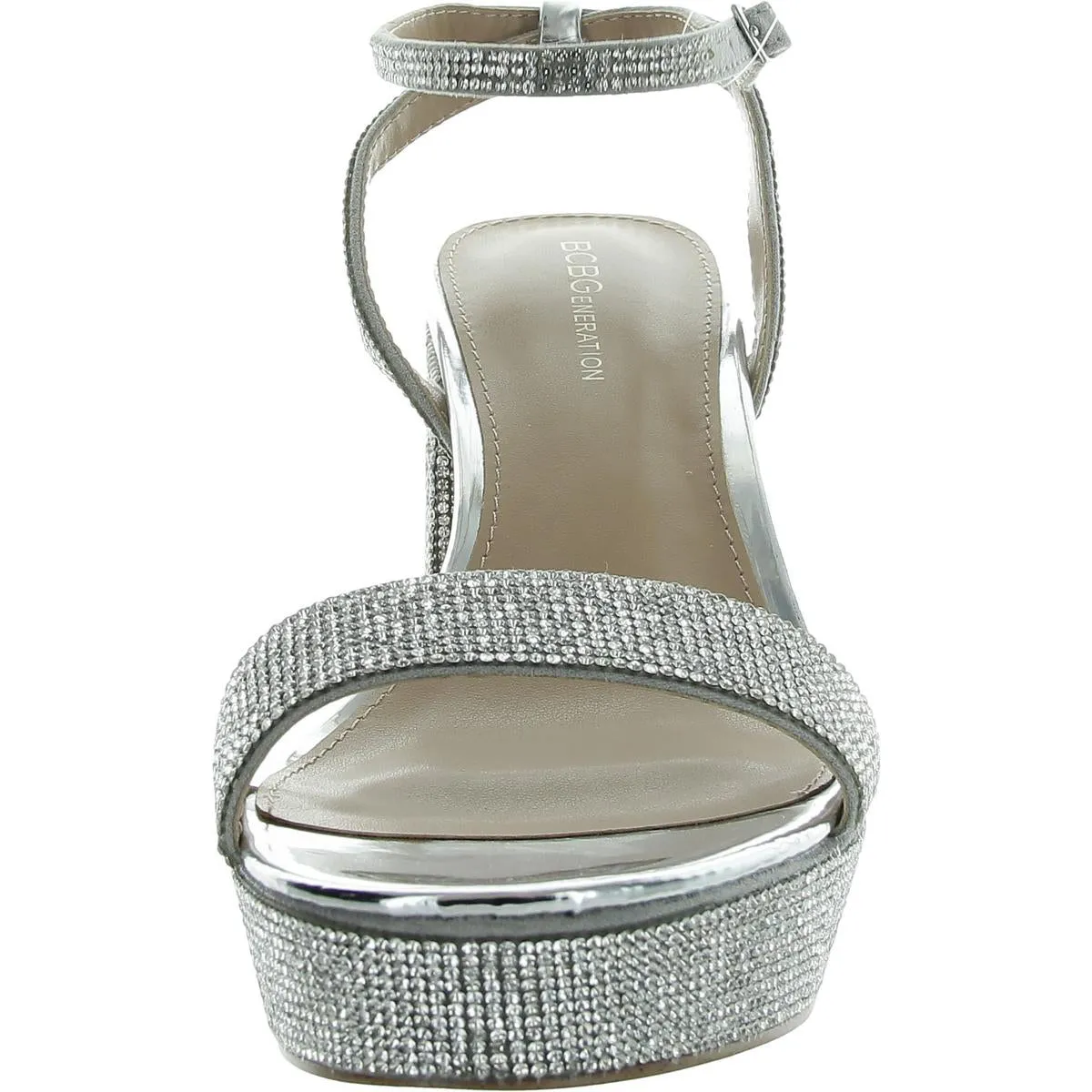 Pristal Womens Slip On Ankle Strap Platform Sandals