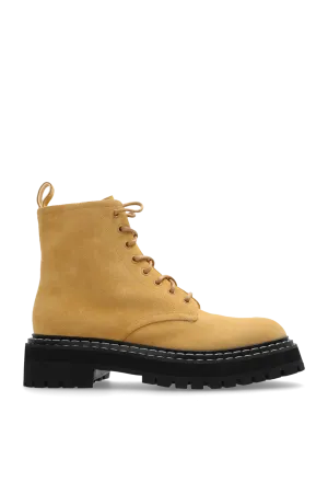 Proenza Schouler Leather Ankle Boots In Beige - 41