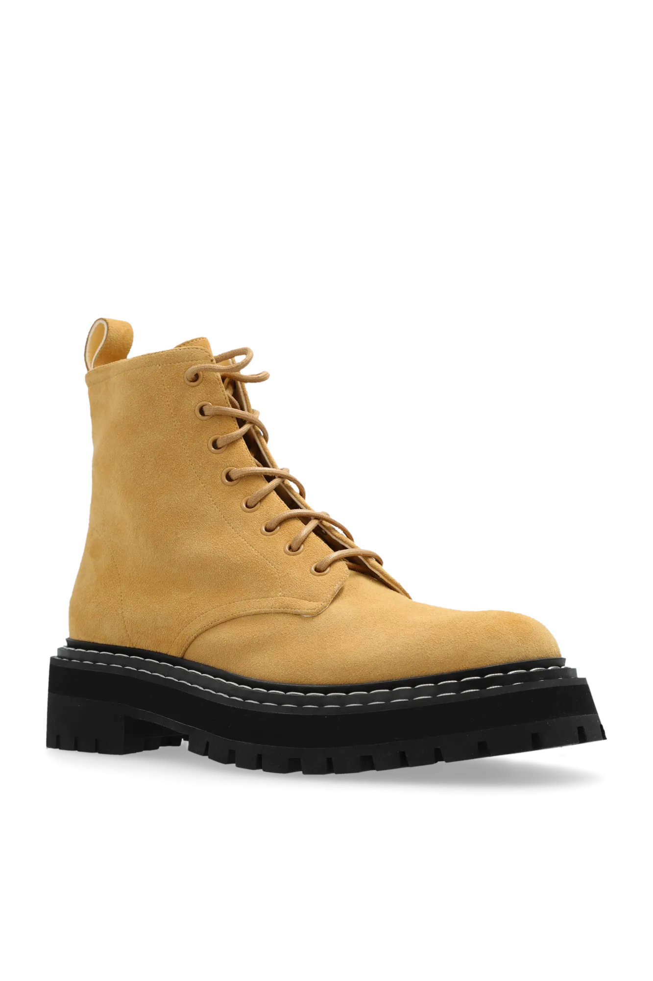 Proenza Schouler Leather Ankle Boots In Beige - 41