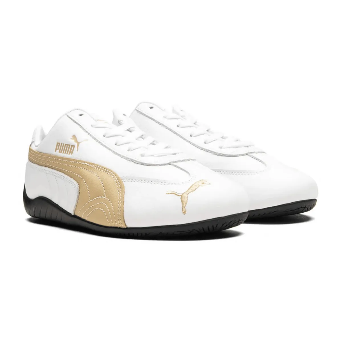 Puma Women's Speedcat Leather PUMA White/Toasted Almond