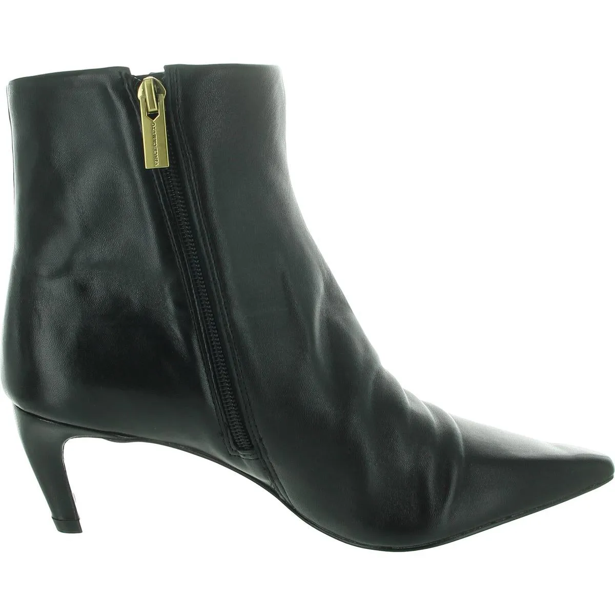 Quinley Womens Leather Embossed Ankle Boots