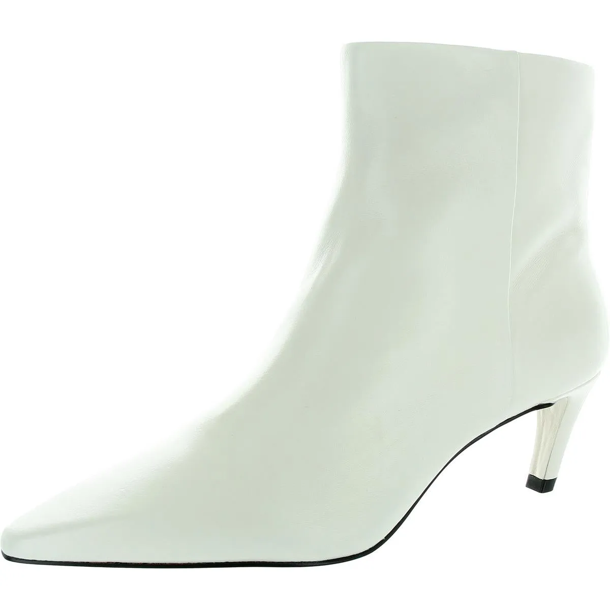 Quinley Womens Leather Embossed Ankle Boots