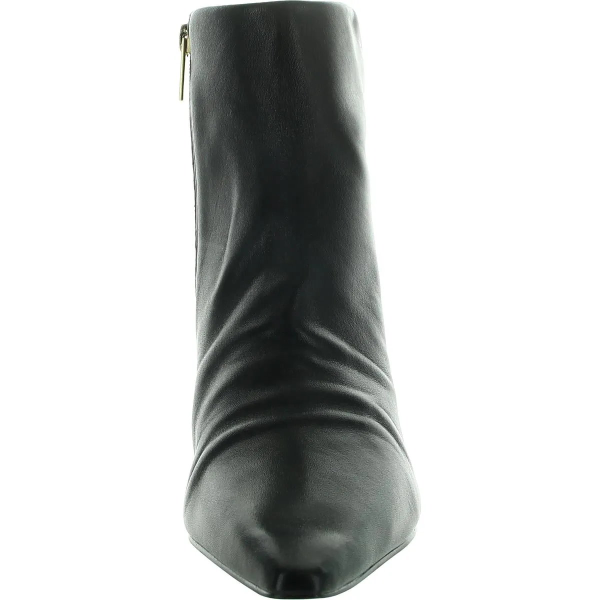 Quinley Womens Leather Embossed Ankle Boots