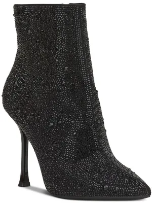Rakima Womens Embellished Pointed Toe Booties