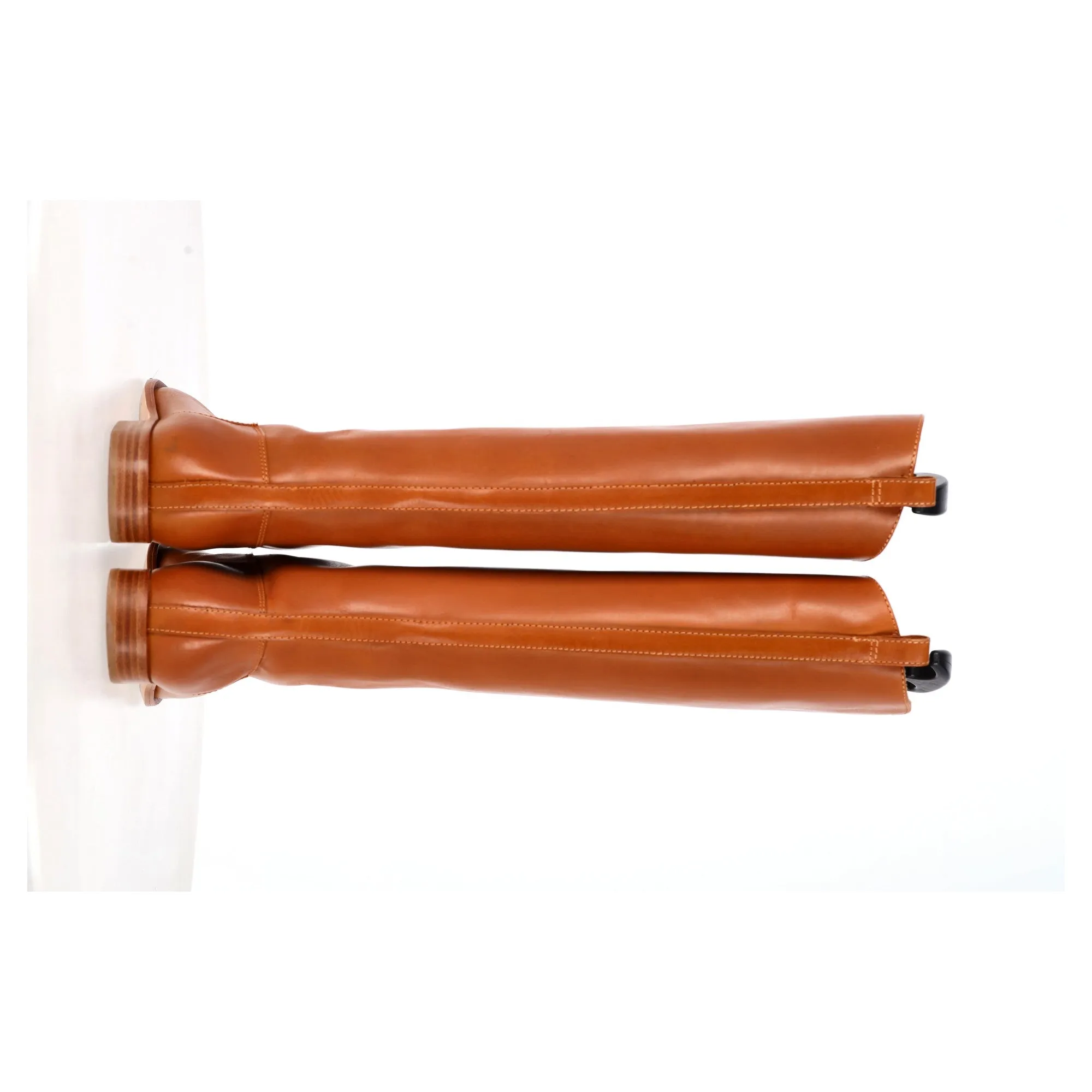 Reformation Riding Boots in Brown Leather