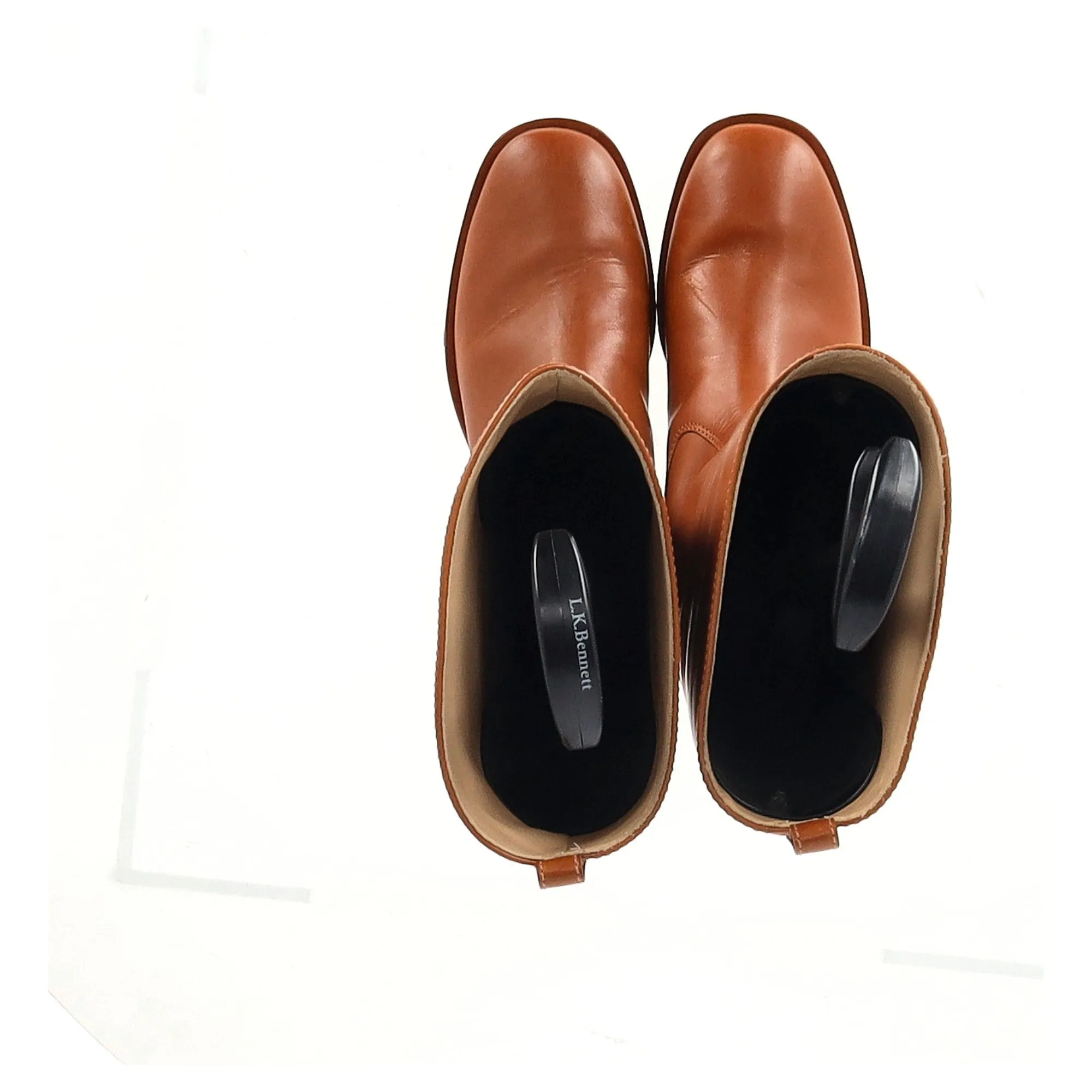 Reformation Riding Boots in Brown Leather