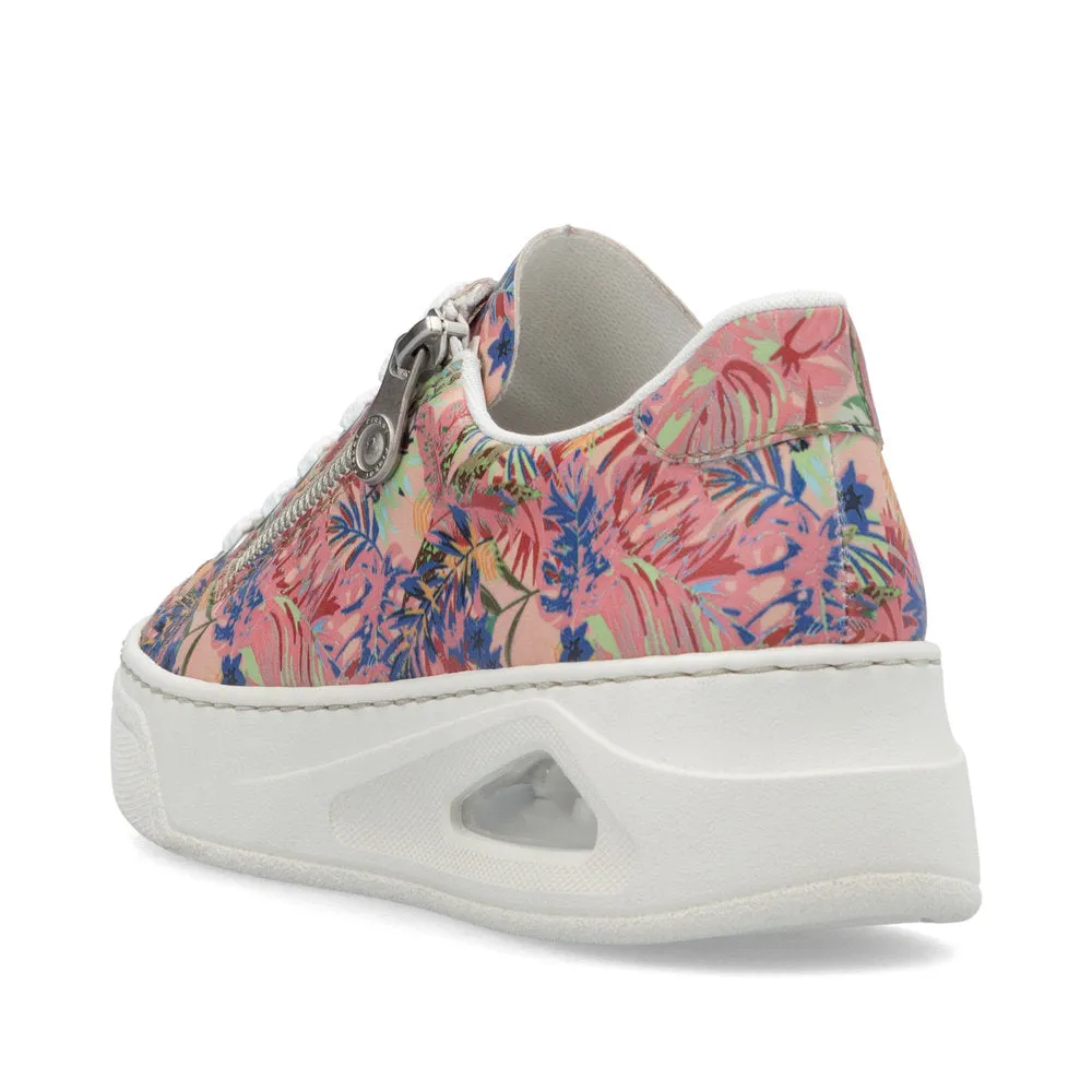 Rieker N6401-90 Pink Floral