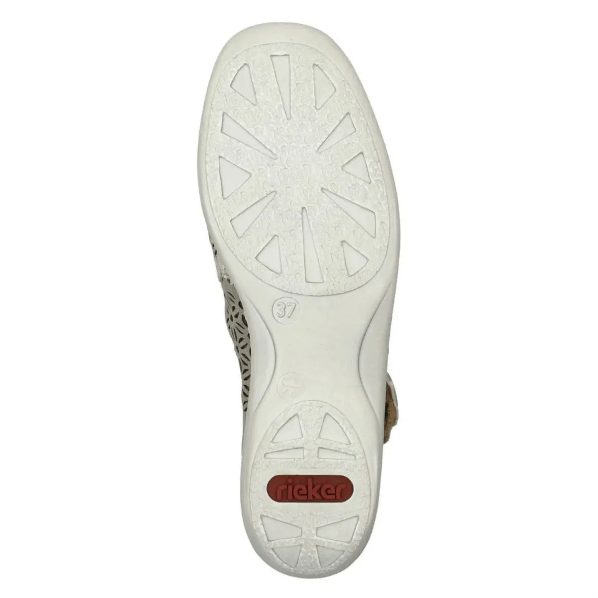 Rieker Women's 413G4-90 Doris Beige/Metallic/Pearl