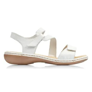 Rieker Women's 659C7-81 Regina White Leather