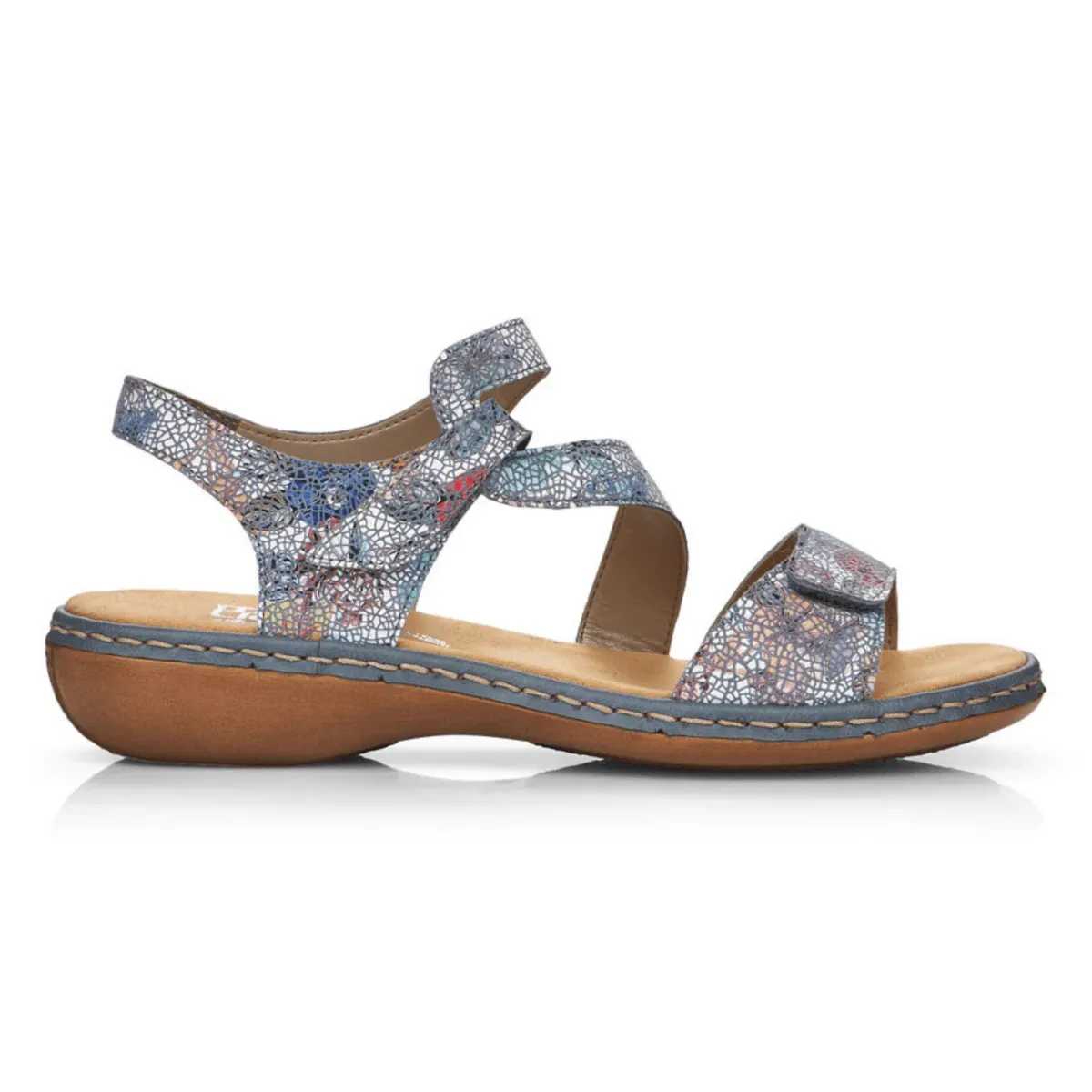 Rieker Women's 659C7-90 Regina Adria/Multi Leather
