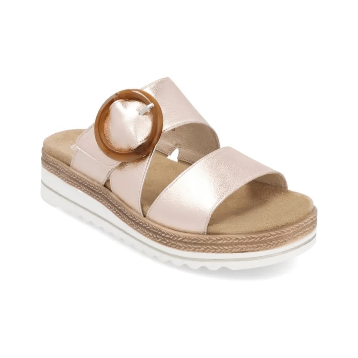Rieker Women's D0Q51-90 Jocelyn Copper Leather