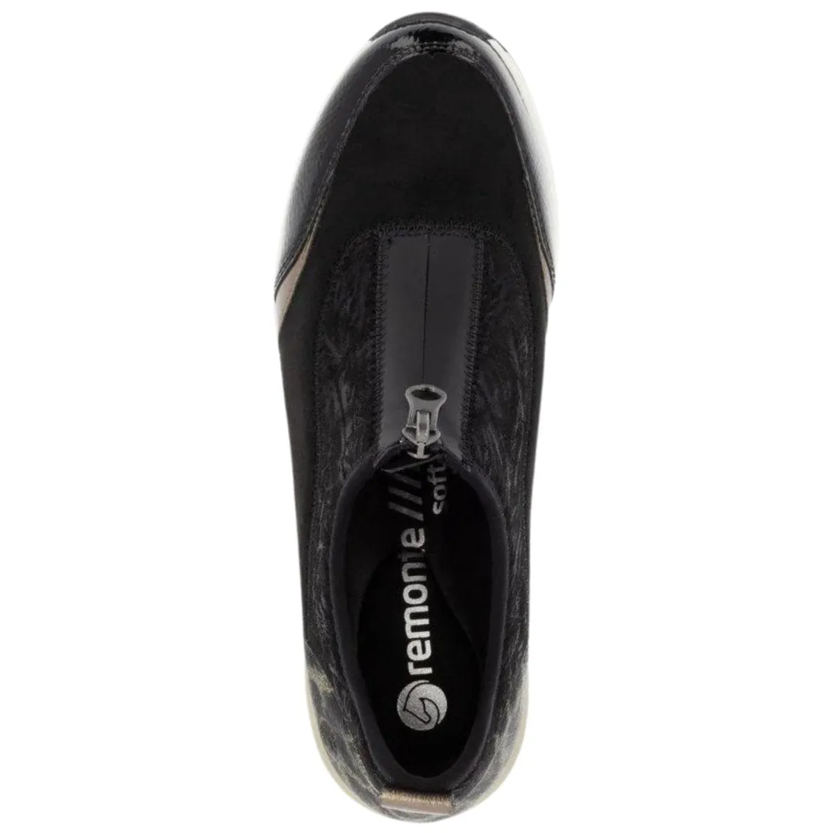 Rieker Women's D0T08-02 Black/Bronze