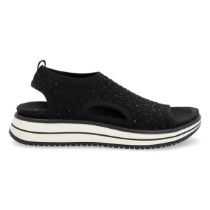 Rieker Women's D1J55-00 Jocelyn Black Mesh