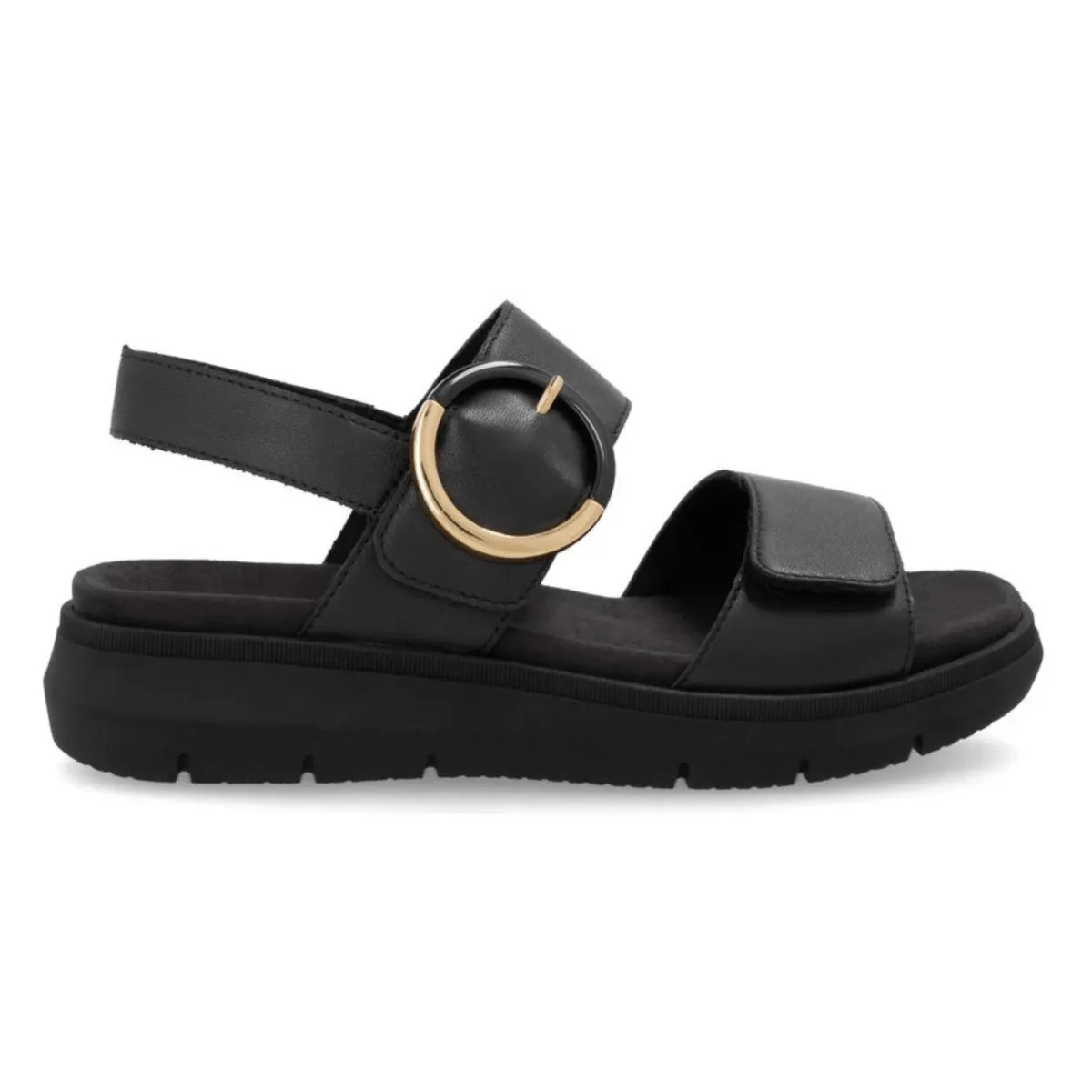 Rieker Women's D2K50-00 Jocelyn Black Leather