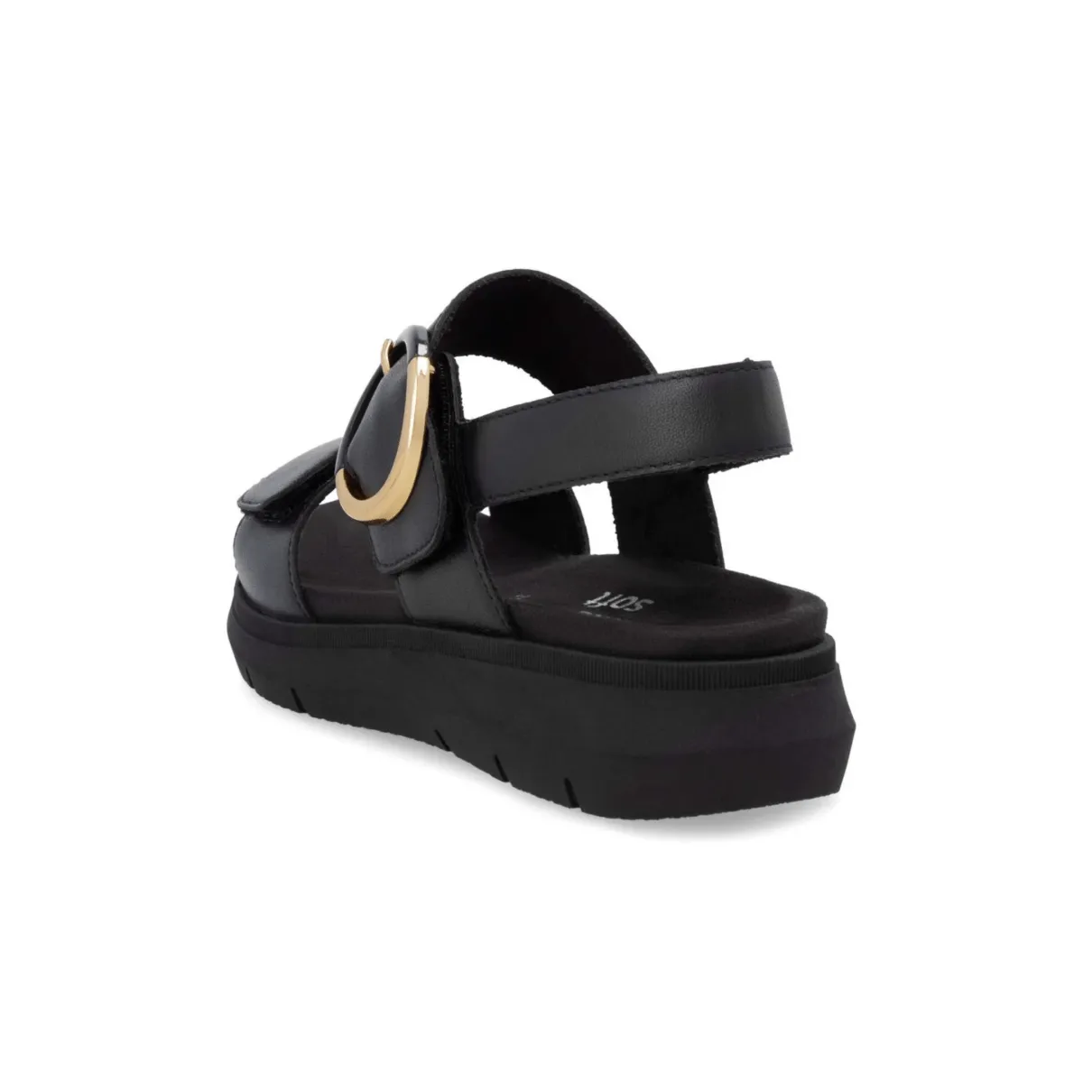 Rieker Women's D2K50-00 Jocelyn Black Leather