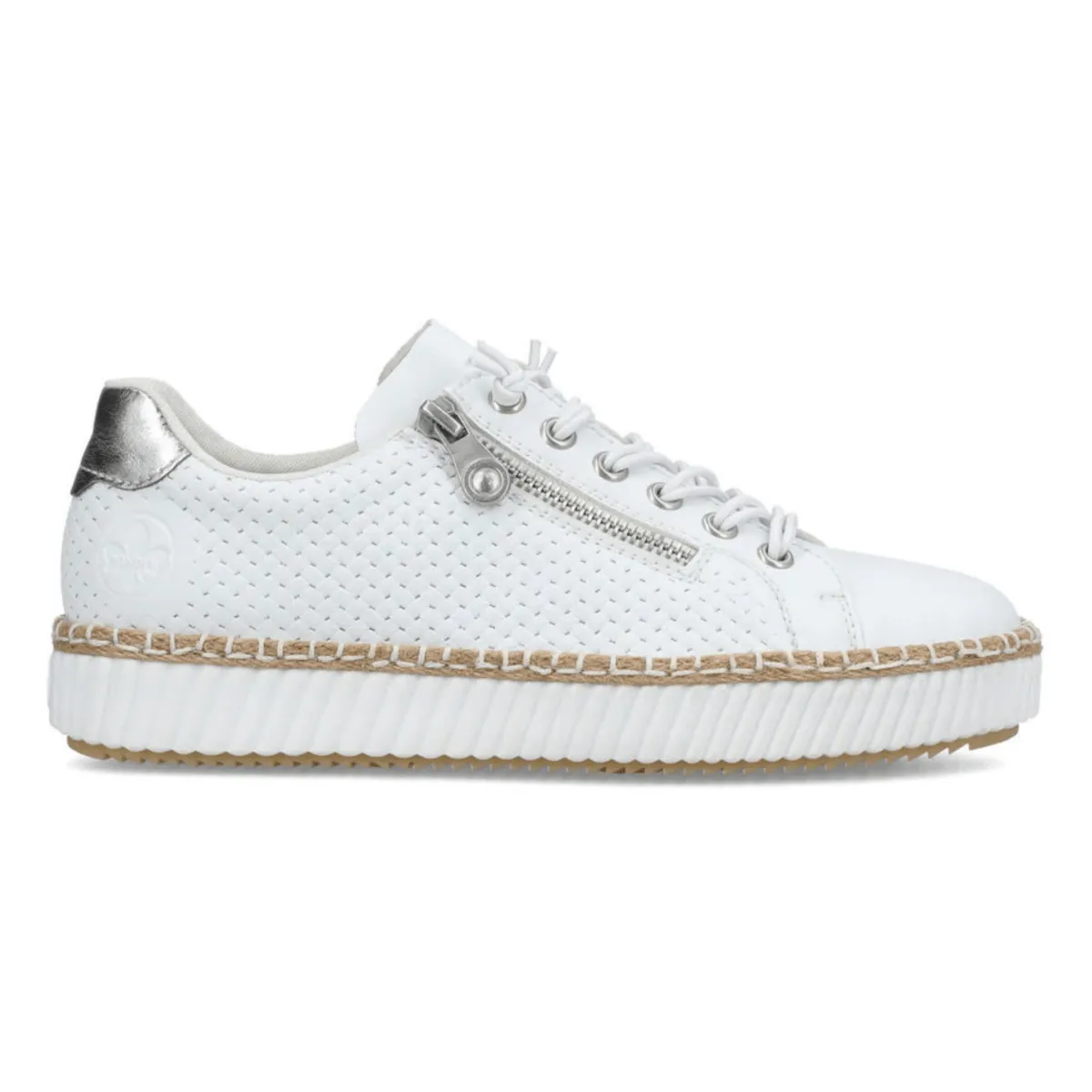 Rieker Women's M2940-80 Enya White/Silver