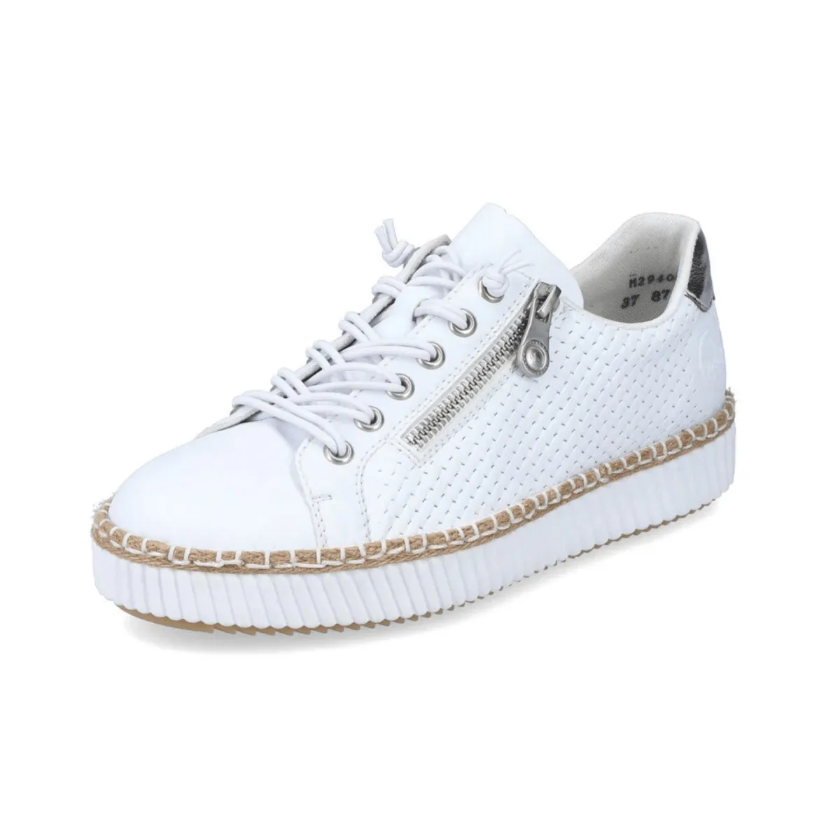 Rieker Women's M2940-80 Enya White/Silver