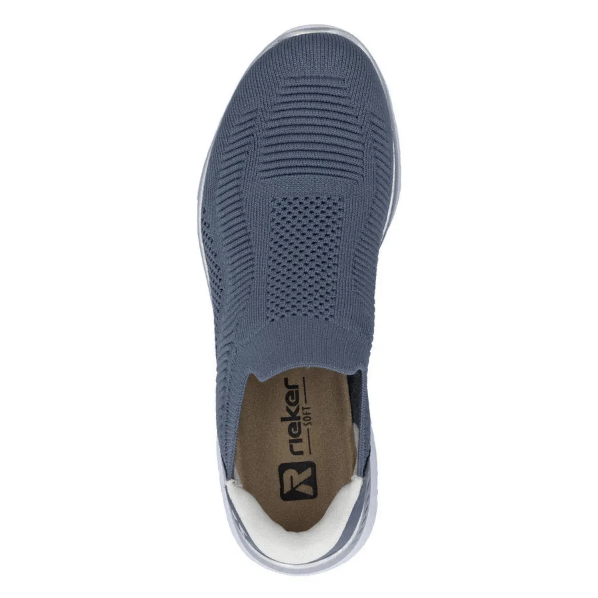 Rieker Women's M5072-10 Edith Jeans/Light Blue Mesh